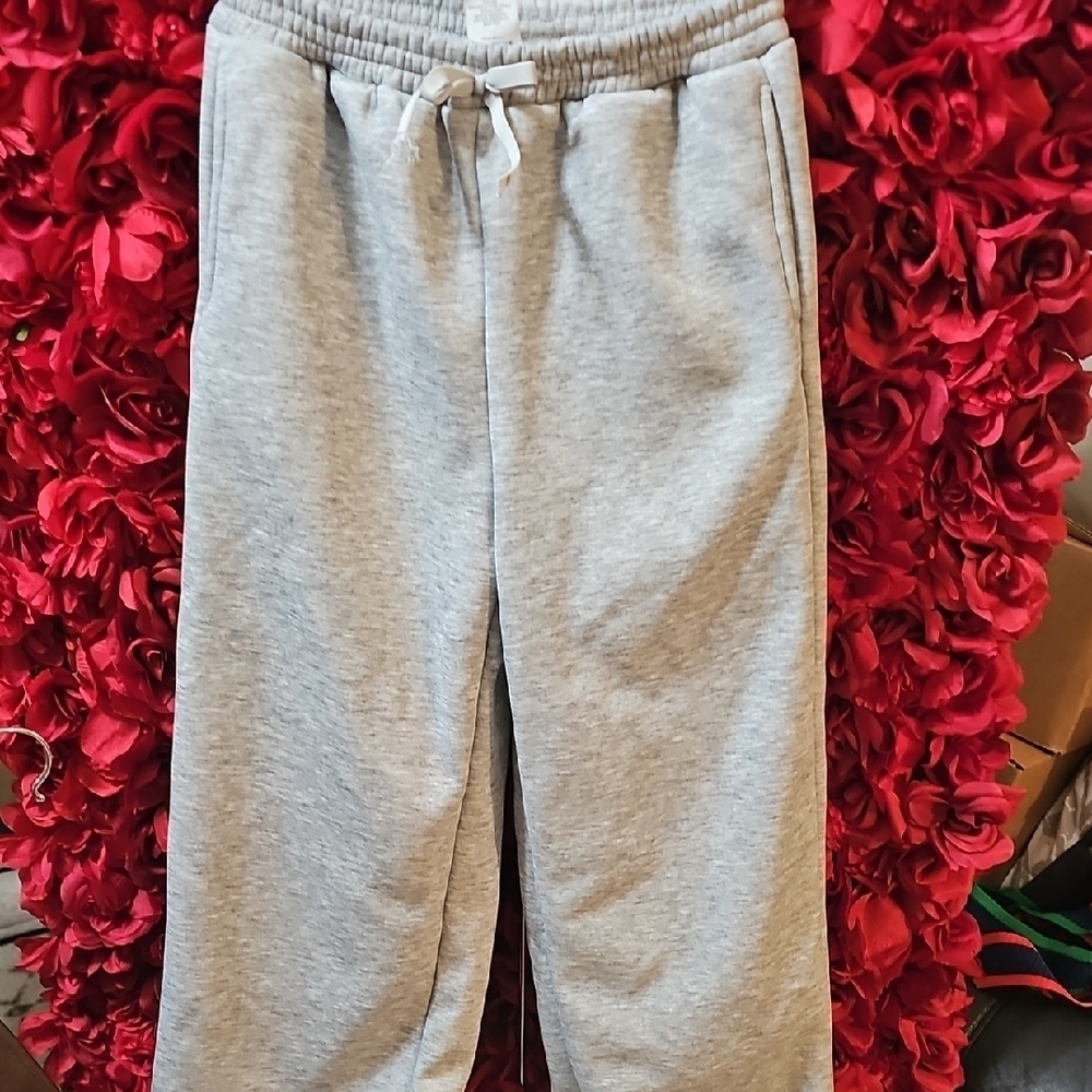 Shein New Girls Gray Sweatpants Size 11 Years